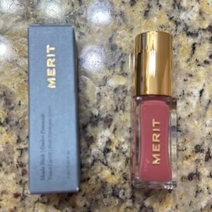 MERIT Shade Slick  Tinted Lip Oil 0.23oz/7mL Full Size- PINK BEET- BNIB